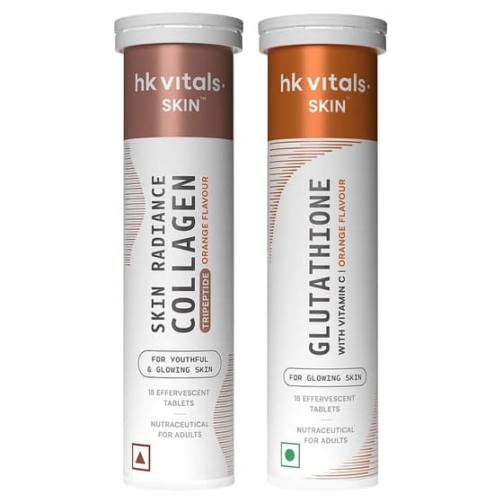 Collagen & Glutathione Effervescent Orange 15 Tabs Combo