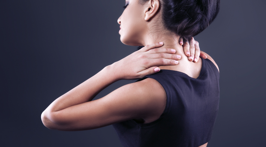 How to remove dark neck