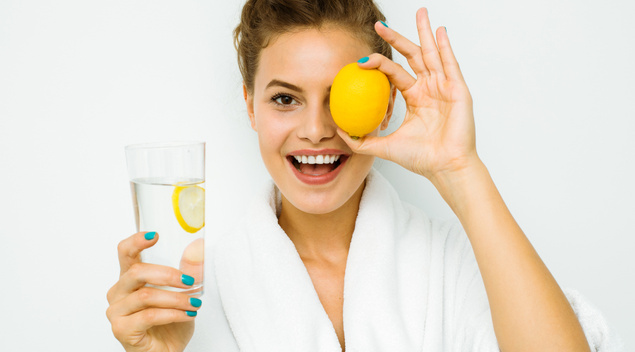 Benefits of lemon water for skin