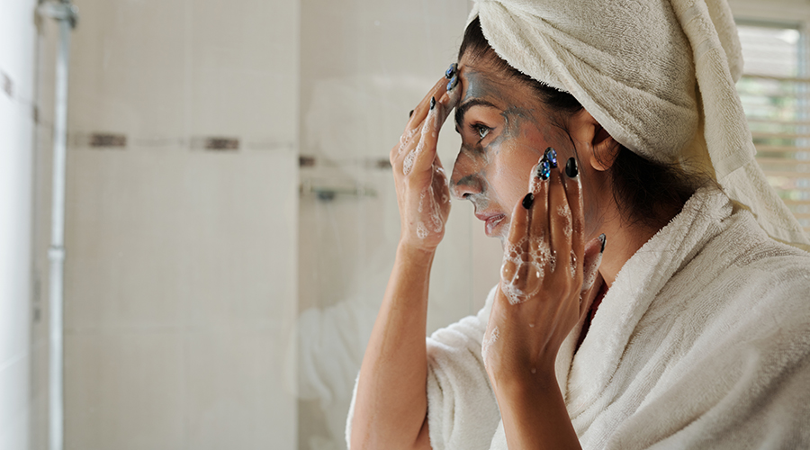 Charcoal face mask